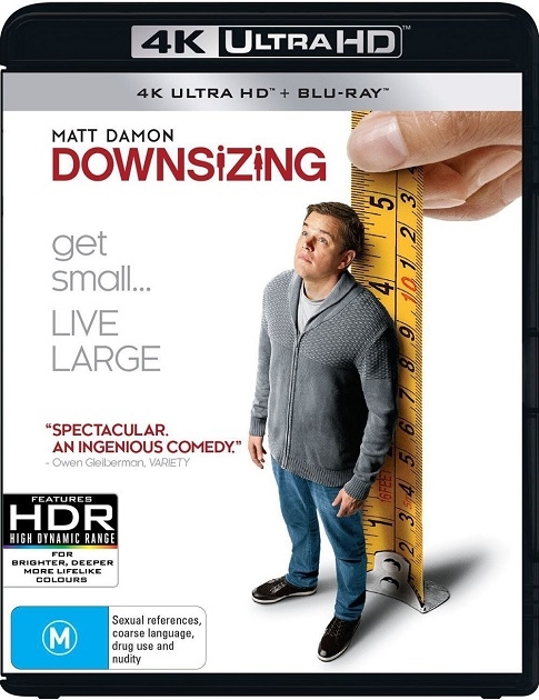 Pomniejszenie / Downsizing (2017) UHD.BluRay.2160p.HEVC.DTS-HD.MA.7.1-WhiteRhino | Lektor i Napisy PL
